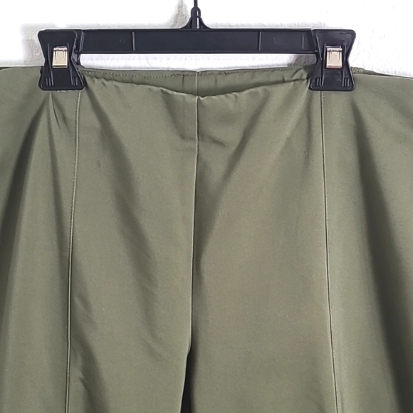 Jones New York Olive Green Ankle Pants, Pull-on, Size 18W - Picture 2 of 9
